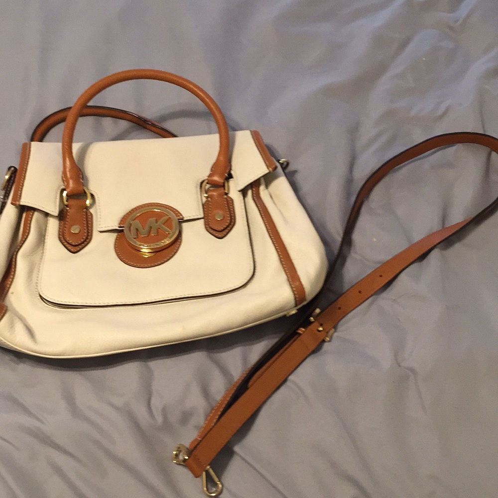 Off white and brown MK purse - Picture 6 of 6
